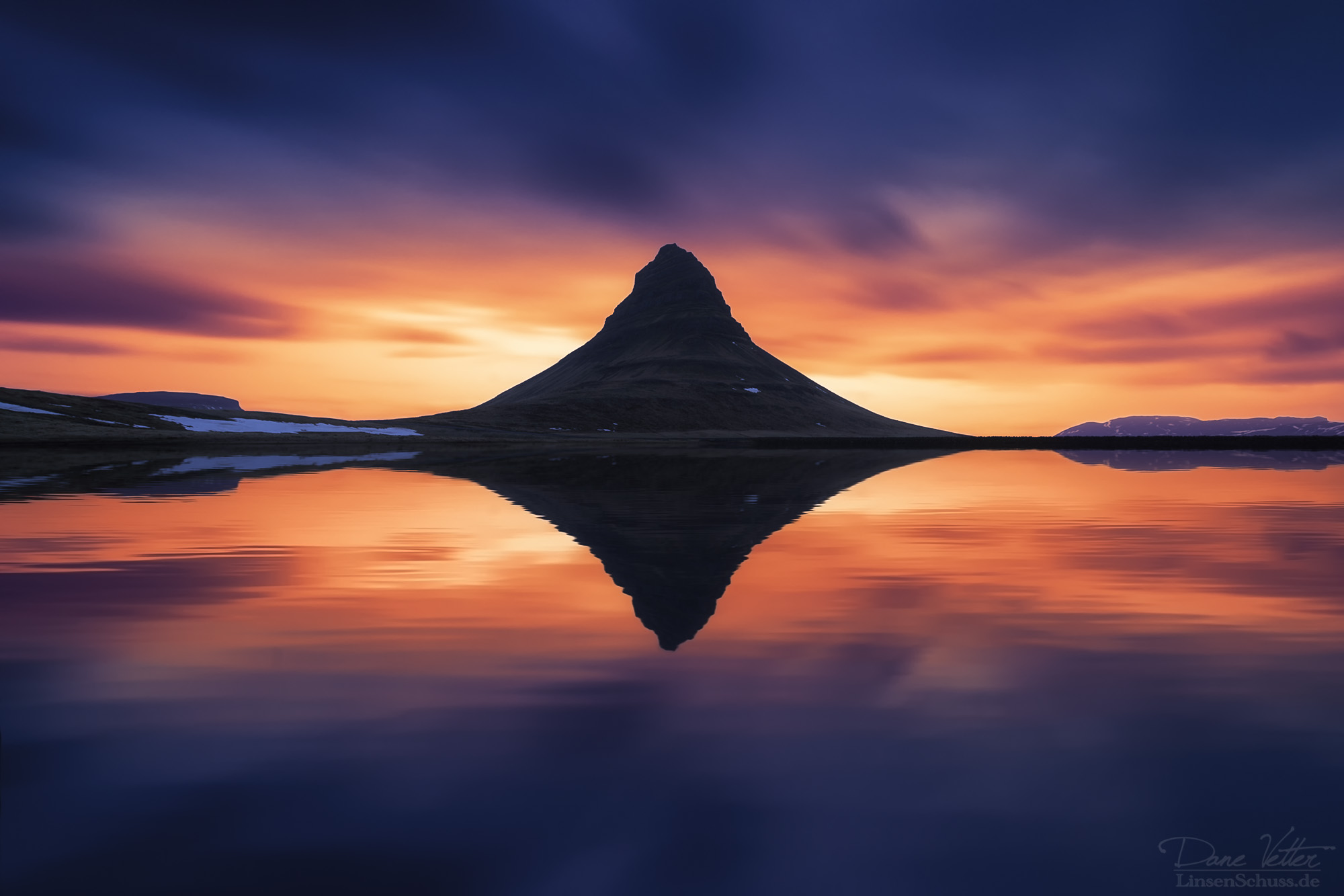 Das Spiegelbild vom Kirkjufell